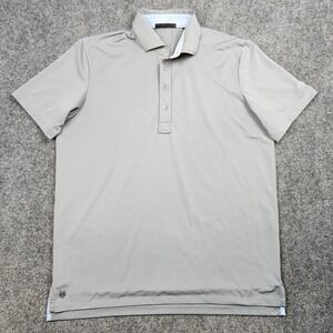 Greyson Polo Shirt Mens Large Gray Performance Stretch‎ Golf Athleisure